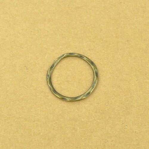 30 pcs 24*24mm metal ring Charms Antique Bronze DIY Zinc Alloy Trendy Pendant for Jewelry Accessories B141