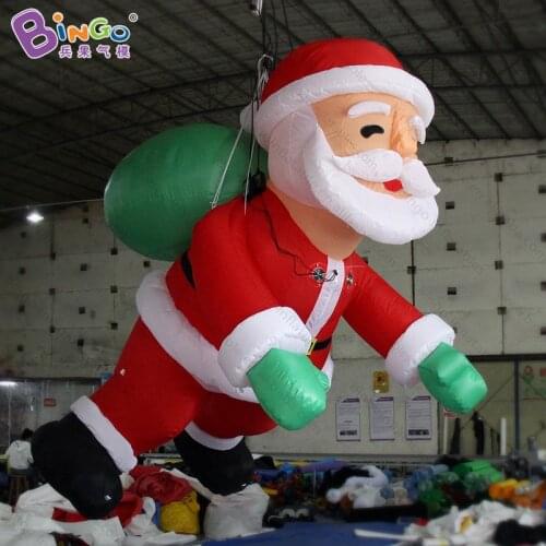 Free shipping 3 meters climbing type inflatable santa claus hot sale blow up christmas santa for decoration toys