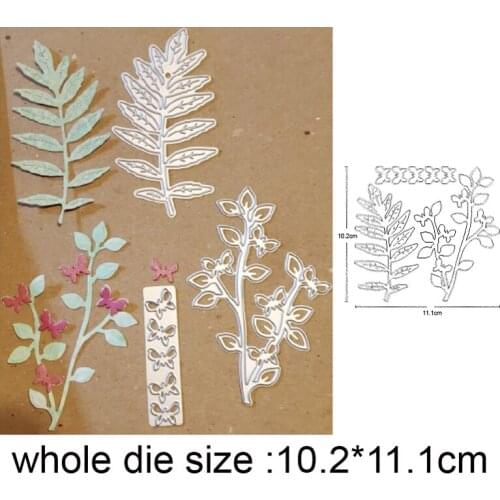 Craft dies Flower Leaf Butterfly Metal Cutting Dies Stencils Dies for DIY Scrapbooking dies Album Paper Cards Embossing Dies Cut