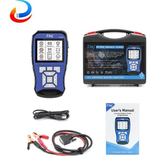 BT280 12V Battery Tester For 12V Car/Truck/Motorcycle Code Readre Universal Automotive Battery Analyzer Car Battery Tester Tool