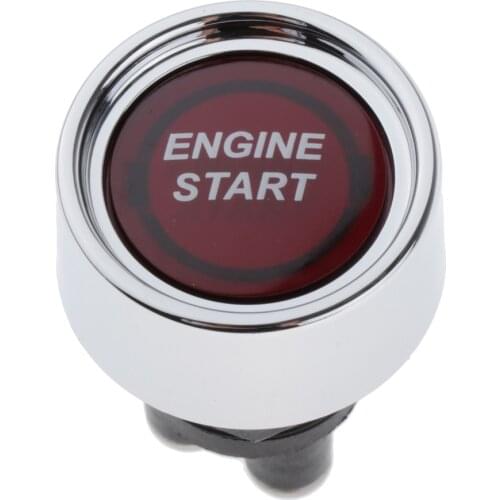 Universal Engine Start Push Button Momentary Start Switch 12V Weatherproof Push Button Start Switch for Car Truck Boat RV ATV