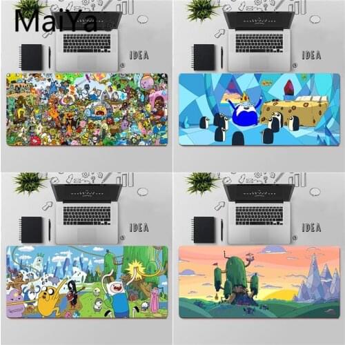 Maiya Top Quality Adventure Time Laptop Computer Mousepad Free Shipping Large Mouse Pad Keyboards Mat