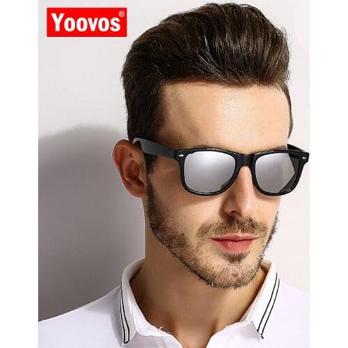Yoovos 2021 Vintage Polarized Sun Glasses Men Retro Square Brand Design Eyeglasses Shopping Glasses Lunette De Soleil Femme