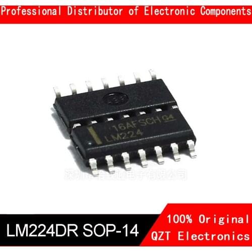 10pcs LM224DR SOP-14 LM224 SOP14 LM224D 224DR SMD