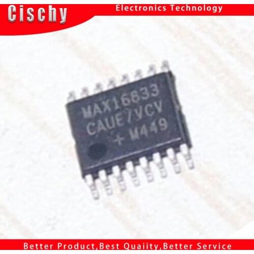 1pcs/lot MAX16833FAUE MAX16833CAUE MAX16833 TSSOP-16 In Stock