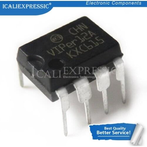 10PCS VIPER12A VIPER12 DIP-8 new original In Stock