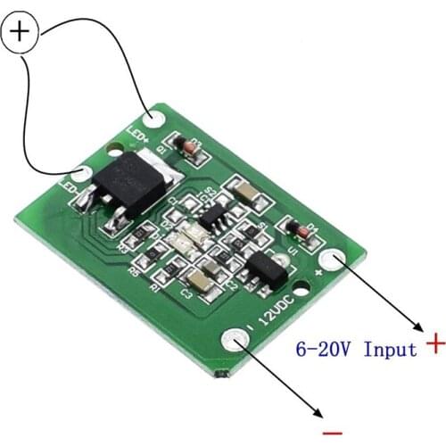12V Capacitor Touch Touch Switch Key Module Inching Latch TTP223 Module