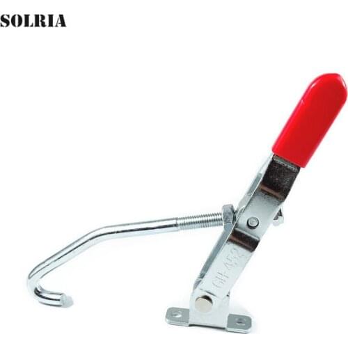 2pcs J Hook Type Toggle Clamp Holding Capacity 170Kg/375 LbsHolding Capacity Quick Holding Draw Latch Pull Hook Type