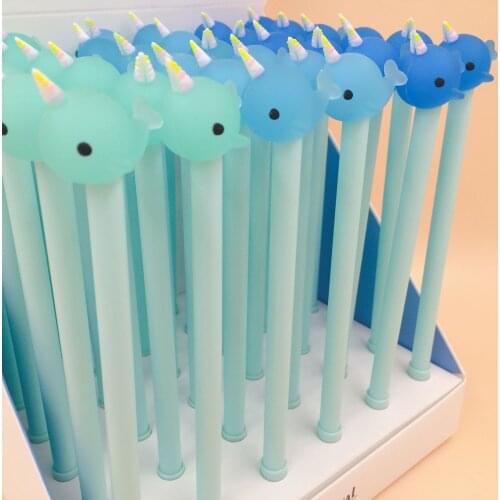 36 Pcs/lot New Arrive Dolphin Gel Pen Signature Pen Escolar Papelaria School Office Supply Promotional Gift