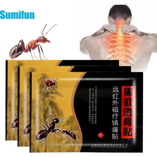 8pcs Ants Pain Relief Plaster Arthritis Joint Cervical Patch Knee Back Stickers Body Massage Chinese Herbal Medicine Patches
