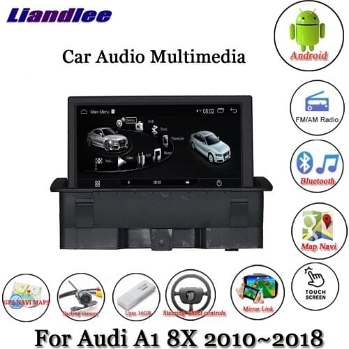 Car Android Multimeida System For Audi A1 8X 2010-2018 Auto Radio GPS Navigation Player Carplay Androidauto Stereo HD Screen