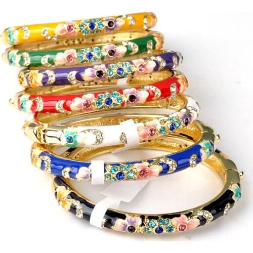 Cloisonne bracelet female national wind 18KGP retro fashion accessories jewelry gifts for 1pcs