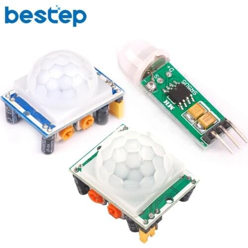 HC-SR501 HC-SR505 Adjust IR Pyroelectric Infrared Mini PIR module Motion Sensor for Arduino