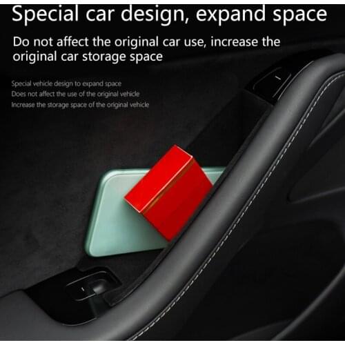 Center Console Organizer Armrest Hidden Storage Box Great Accessories for Car Model 3 Model Y Accessories Backseat 40GF