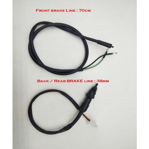 A660 Motorcycle Scoote Front Brake Cable+ Rear Brake Light Switch Cable Wire For Motorbike ATV GO KART