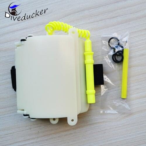 Underwater writer luminous Scuba 3 Panels Wrist Writing Dive Slate with Pencil Diving master Arm write slate Arm underwater tabl