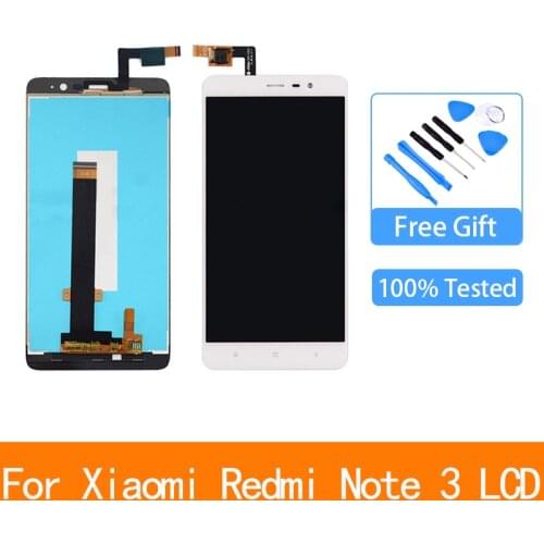 CPU Mediatek Helio X10 octa-core Note3 5.5" Display For XIAOMI Redmi Note 3 LCD Touch Screen Digitizer with Frame Replace