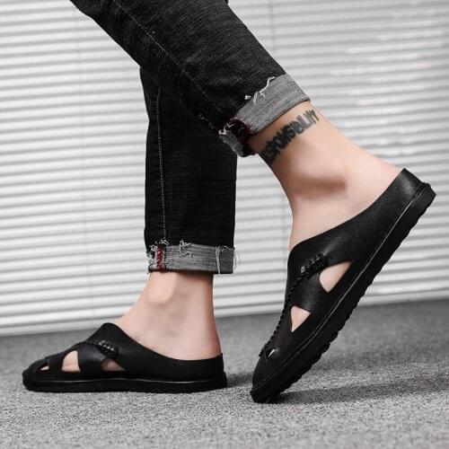 Roman Sandals Men Men Sandals Luxury Mens Toe Loop Slip On Sandles For Sandalias De Cuero Para Hombre Footwear Plage Sandales