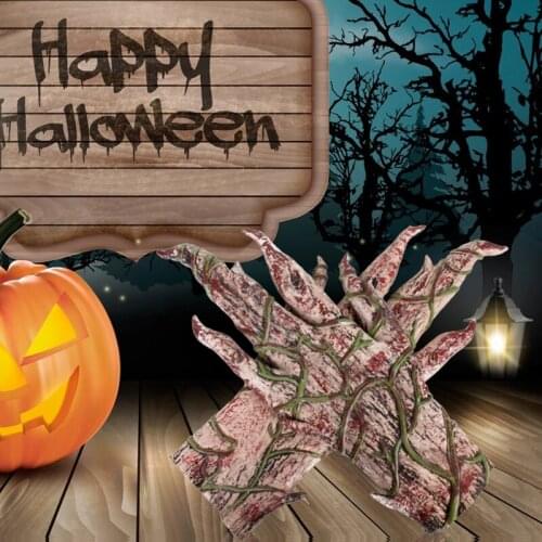 Horror Dryad Gloves Halloween Cosplay Costume Props Creative Party Supplies for Masquerade Carnival Party TS2