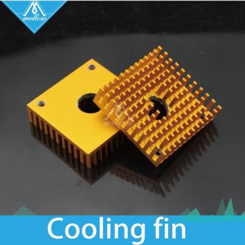 High Quality 5pcs/lot 3D printer Makerbot heatsink 40mm*40mm*11mm for mk7/MK8 extruder Free shipping