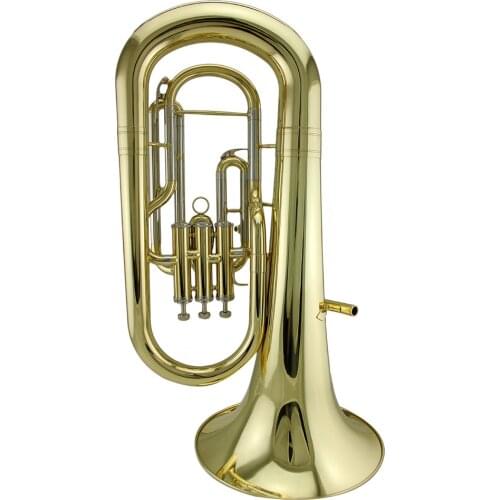 Gold lacquer Phosphor copper leadpipe Cupronickel tuning pipe Euphonium 3 Pistons