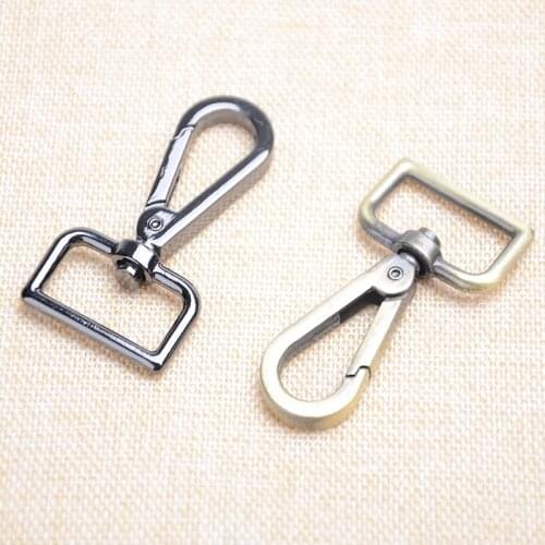 1 1/4 inch Antique Bronze Lobster Swivel Snap Hook