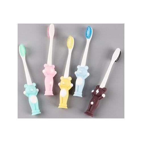1PC Baby Finger Toothbrush Children Cartoon Teeth Clear Massage Silicone Clean Non Toxic Childrens Goods Soft Rubber