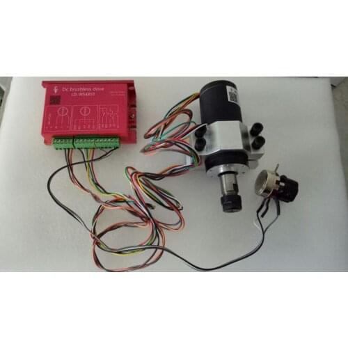 250w ER11 12000rpm BLDC spindle motor&MACH3 Driver&switch power supply&mount bracket CNC kits
