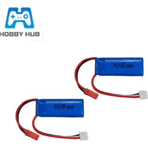 7.4V 600mAh 20C Lipo Battery for WLtoys K969 K979 K989 K999 P929 P939 RC Car Parts 2s 7.4v 601844 Battery 2pcs for WLtoys K969