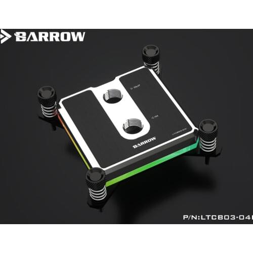 Barrow LTCP03-04N, For Intel Lga115x Composite CPU Water Blocks, POM/barss Top Optional, LRC 2.0 5v 3pin, Microwaterway Block