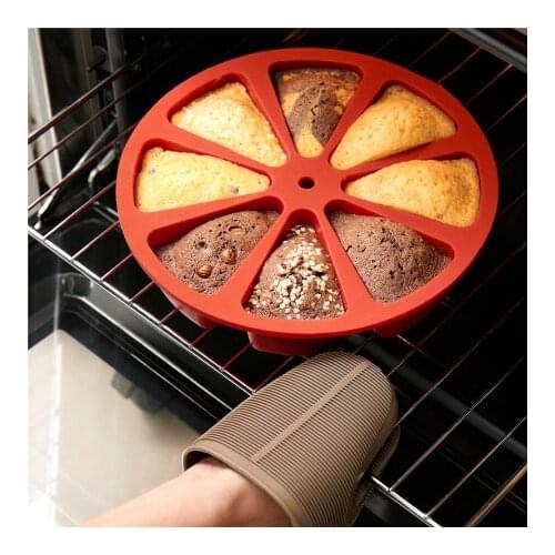 Bakeware Molds Cake Pan Silicone Cake Mold Pudding Triangle Cakes Mould Muffin Baking Tools Fondant Cake Molds
