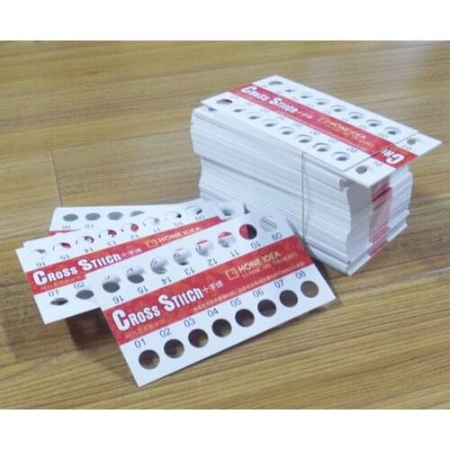 30 pcs 01~16 big thread pad paper floss organizer plate sheet for cross x stitching sewing DIY tool craft needlework set