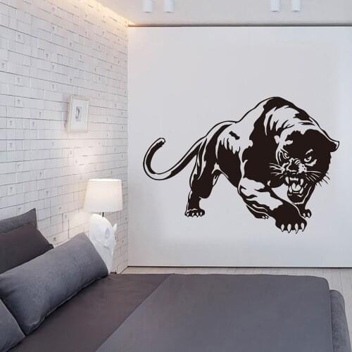 Creative Wild Leopard Animal Wall Sticker Tiger Wall Decal Art Mural Home Decor vinyl PH237