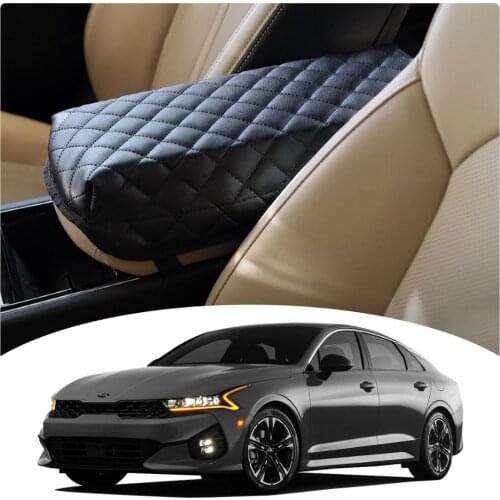 LFOTPP Car Armrest Box Cover For K5 DL3 2020 Central Control Armrest Storage Box Pad Auto Interior Accessories Black