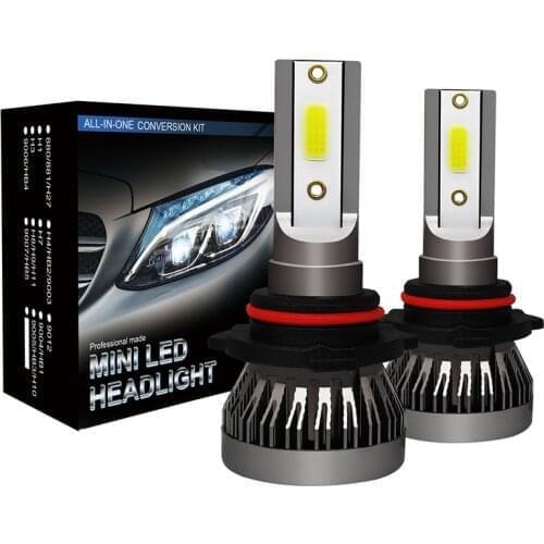 New arrivals car LED bulbs H4 H7 H11 LED H1 H8 H9 9005 H6 9006 Auto lights 12V COB led light IP68 6000k car lights