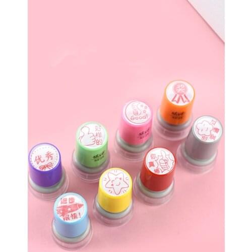 Auto Ink School Teacher School School Children Gift Stamp Cartoon Children Plastic CustomProfessional custom text LOGO