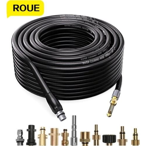 20M High Pressure Washer Sewer Drainage Water Cleaning Hose Copper Internal Thread Accessorie For Karcher Lavor Huter Nilfisk