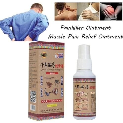 80ml Pain Relief Spray Rapid Relief From Rheumatic Rheumatoid Arthritis Joint Pain Muscle Pain Bruises Snake Bone Spray