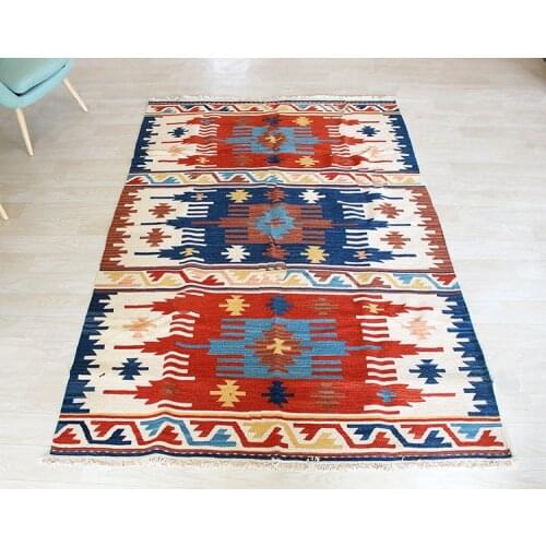 Turkish kilims knitted sofa blanket geometric TURKISH wool knitting carpets