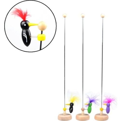 Funny Physics Early Education Toy Woodpecker Nodding and Sliding Toys Kids Teaching Toys Science Animal Model Educational Gadget