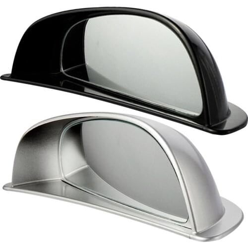Blind Spot Mirror for Cars Side Mirror Auto Blind Spot Mirrors Wide Angle Mirror Convex Rear View Mirror Stick on Design Adjusta