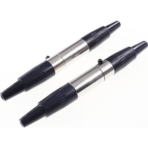 100 pair DIY Mini XLR 3 Pin Audio Cable Connector Male Plug & Female Jack 3 Position Circular Connector Cable Clamp wire solder