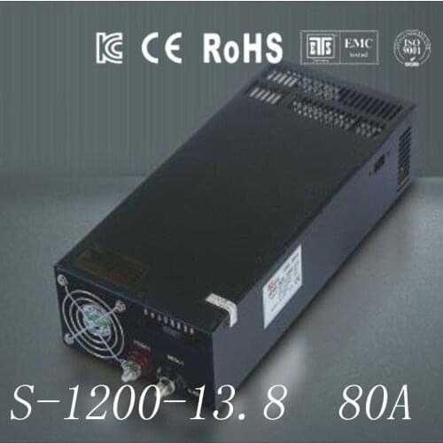 DC13.8V 80A 1200W Switching Switch Power Supply unit Transformer 240v 110v AC-DC Universal block power for LED Strip 3D Print