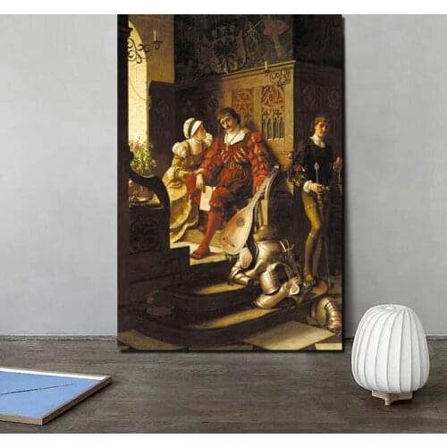 Edmund Blair Leighton Duty Wall Art Canvas Painting Posters Prints Modern Painting Wall Picture For Living Room Home Decoration