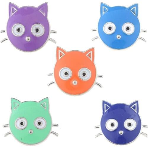 JaynaLee 18-20mm Metal Ginger Snap Button Fit Ginger Snaps Bracelets Jewelry for women men gifts GJS4588