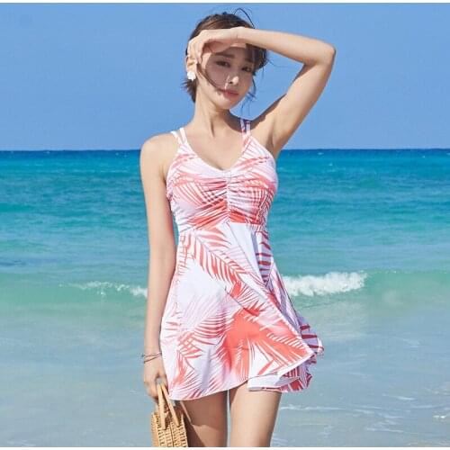 Suits female conjoined skirt covered his conservative sexy show thin Korea ins wind meat hot spring bath service