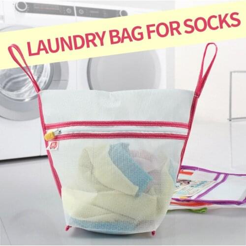 Socks Laundry Bags laundry does not get tangled and it guards clothes from damage Polyester Nylon Laundry Net Washing mes Small
