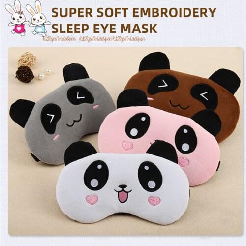 Cute Cartoon Panda Eye Mask Sleeping Personalized Emoticons Lazy Eye Patch Soft Comfortable Eye Patches Otaku Worth Having