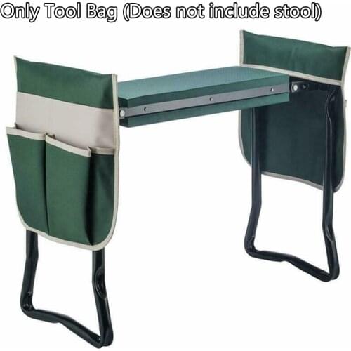 Portable Multiple Storage Pockets Bag Kneeling Bracket Garden Tool Seeds Organizer Bag Excluded The Stool