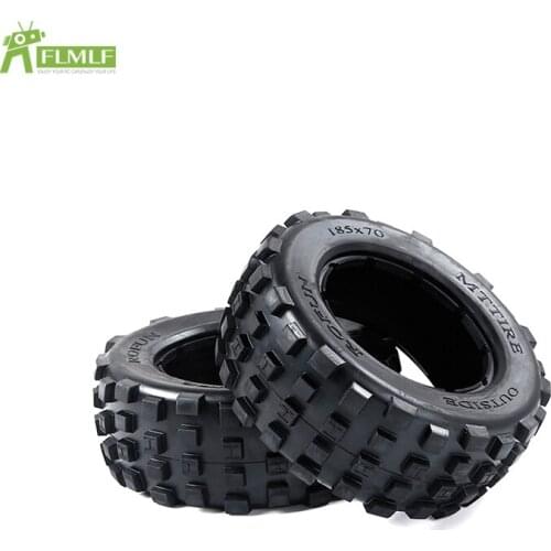 Four Generation Knobby Tire Skin 185*70 Fit for 1/5 Losi 5ive T ROFUN ROVAN LT KingmotorX2 Rc Car Toys Games Parts